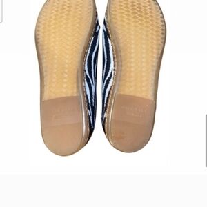 Cole Haan Zebra Print Knit Ballet Flats